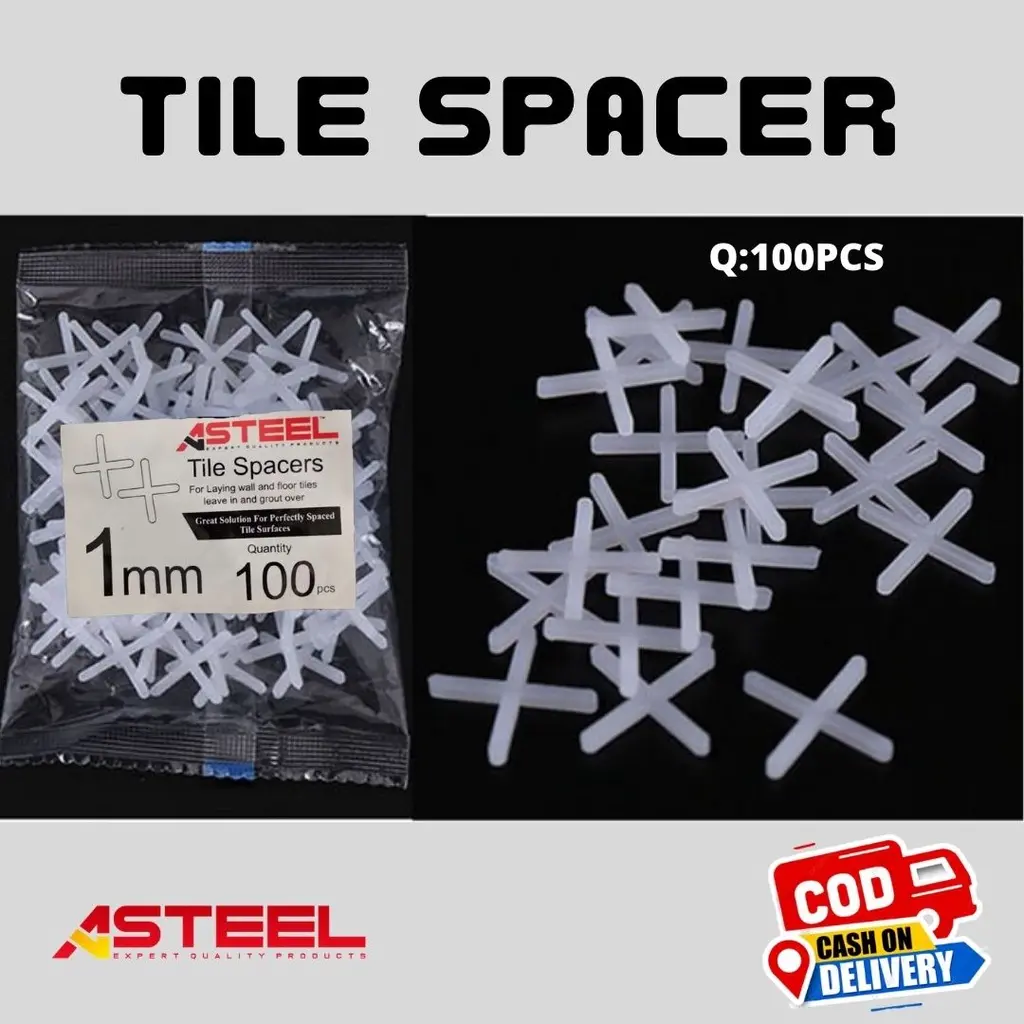 ASTEEL Alat pasang keramik Tile Spacer nat 1 mm t cross keramik granit pembatas perapi nut tile leveling perata kramik granite lantai dinding
