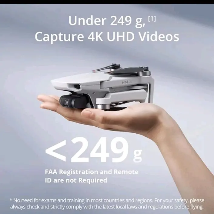 DJI MINI 4K DRONE 3 AXIS GIMBAL 249Gramm 2