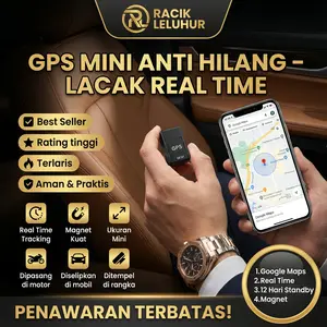 GPS MINI GF07 GPS Alat Perekam dan Pelacak Lokasi GPS Anti Hilang