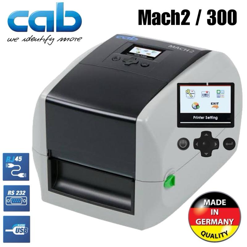 CAB MACH2/300 THERMAL TRANSFER RIBBON BARCODE LABEL PRINTER 300DPI