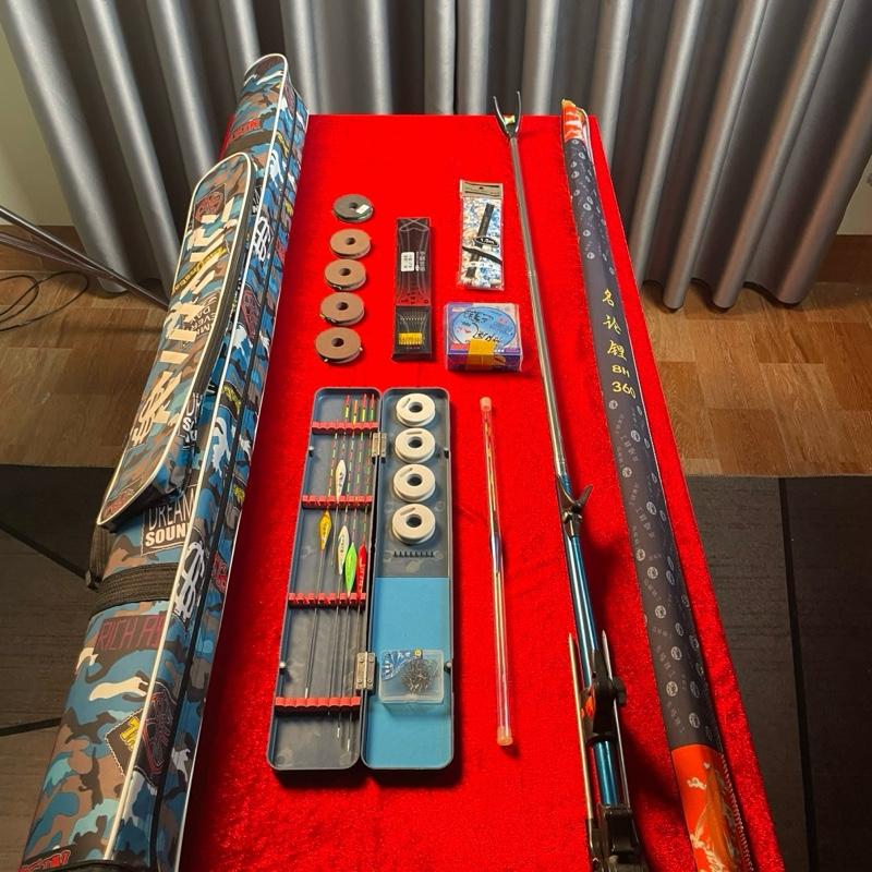 Bộ Cần Câu Cá Đầy Đủ - Kèm Cần Câu 8H 3m6- Bao đựnġ Cần - 5 Phao Ngày - 1 Phao Điện - Cuộn Cước 100m - Dây Cuốn Cần - Hộp Phao Xanh - 5 Trục Buộc Sẵn - Gác 2m1 ultra mập - Thẻo Cước BKK - Phao Điện Kèm Pin - Bộ Đầy Đủ Câu Cá Giải Trí Cho Mùa Hè Này.