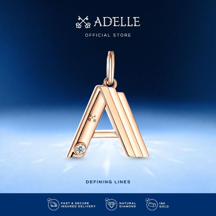 Gambar Liontin Berlian Adelle Jewellery - Alphabet Pendant A dari Adelle Jewellery Kota Administrasi Jakarta Utara Tokopedia