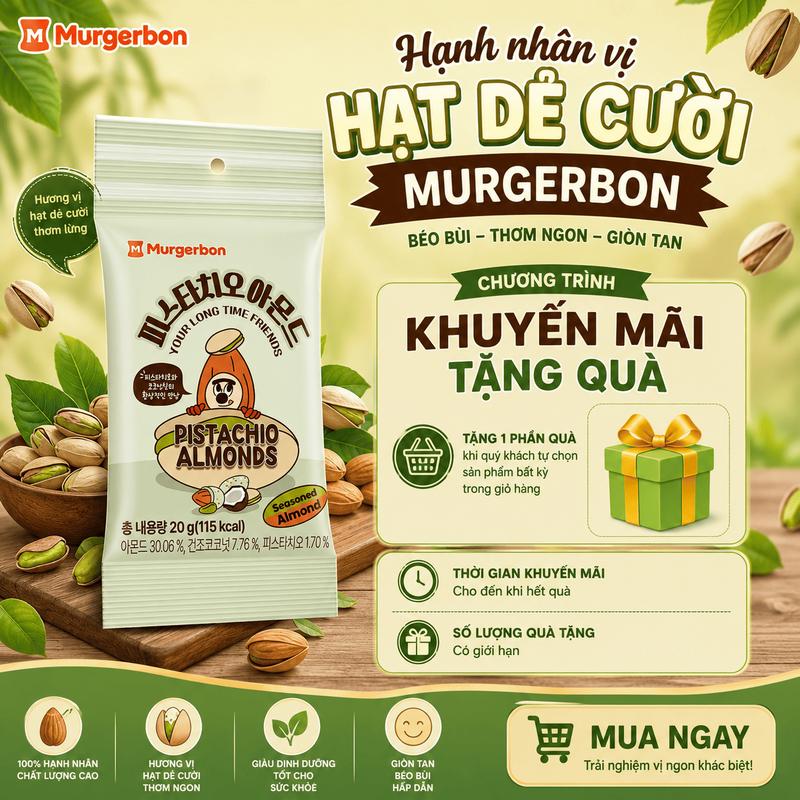 Hạnh Nhân Vị Hạt Dẻ Cười Murgerbon