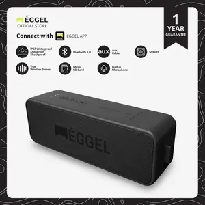 Eggel Active 2S Waterproof Action Portable Bluetooth Speaker