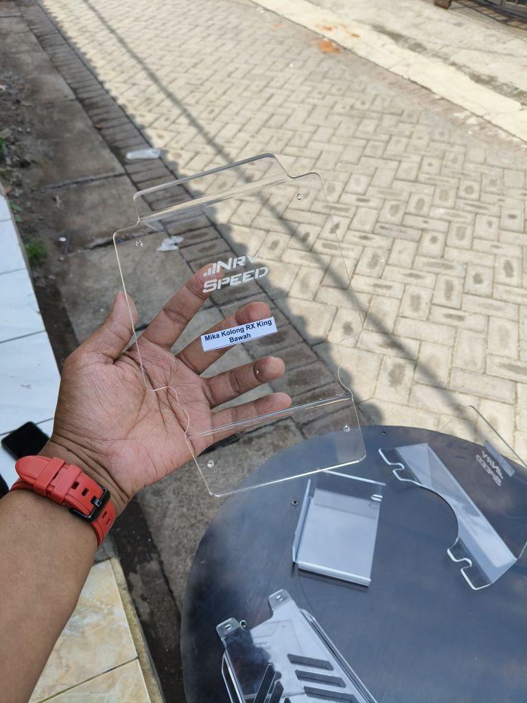 NRV mika kolong Akrilik Yamaha RX-King Transparan Jok Motorcycle