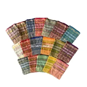 Kain Songket Set Slendang panjang 2 meter termurah