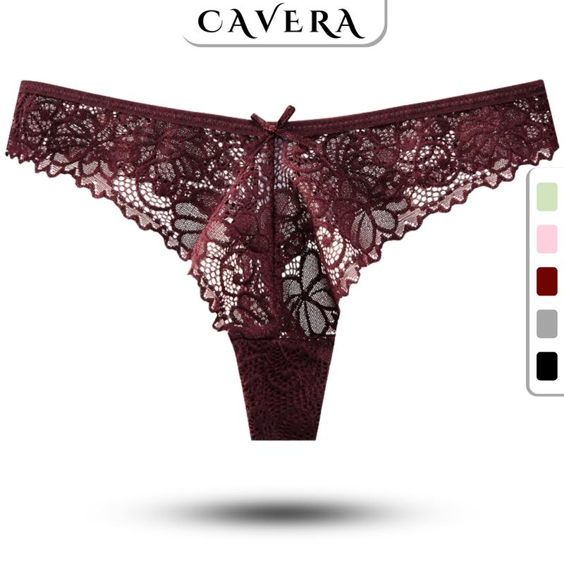 Quần lót nữ lọt khe ren hoa CAVERA Women -- VNL6551