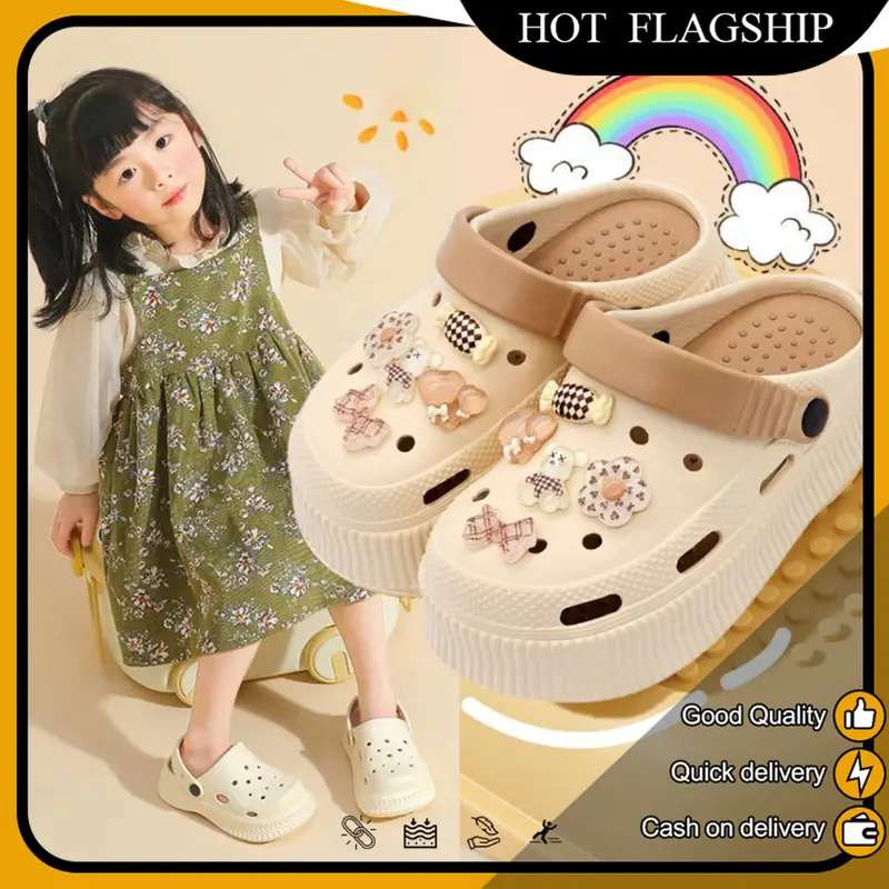 Sandal Anak Perempuan Sandal Kodok Baim Fuji Anak Bahan Eva Rubber Empuk Ringan Dan Antislip Fashion Karet Eva 0