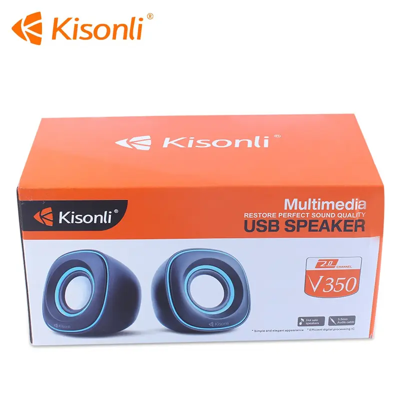 KISONLI - Speaker 2.0 Laptop / Komputer V350 8