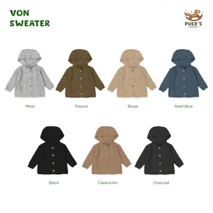 Puer's Jaket Rajut Anak dengan Hoodie / Kids Sweater Knit Vonn