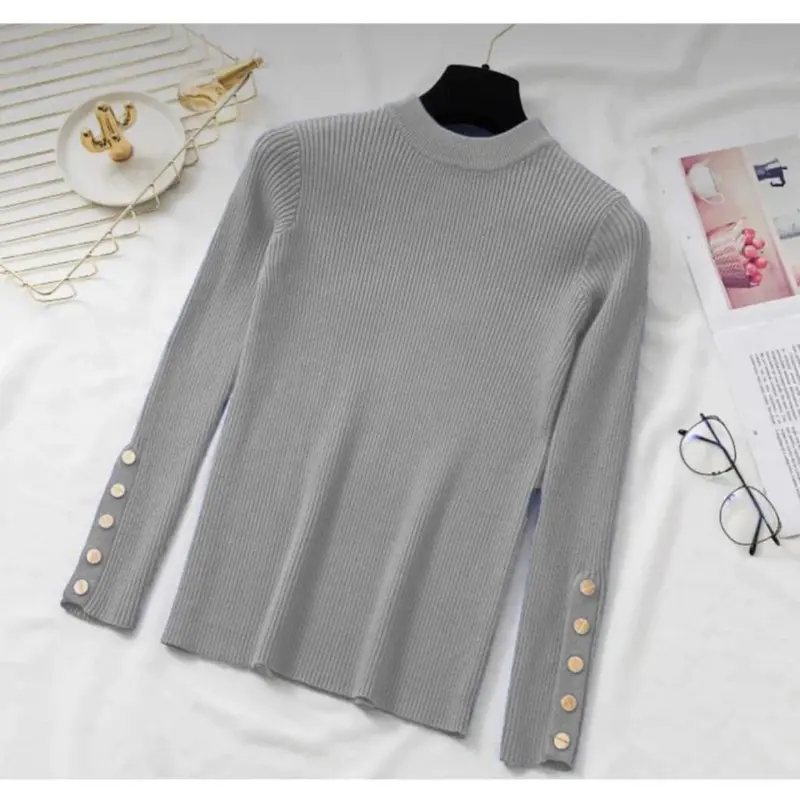 BLOUSE TOP POLOS PRAMULA RIB KNIT // BLOUSE WANITA MUSLIMAH POLOS 6