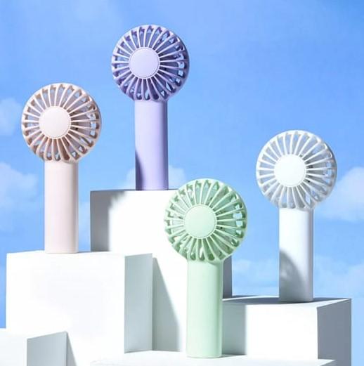 tekno_mks Mini Handheld Fan Kipas Portable Murah F11 kipas Angin 3