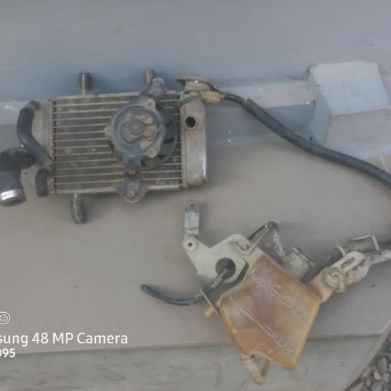 Set Radiator Assy Copotan MX 135 Old Motorcycle Kipas Mesin - Engine 2