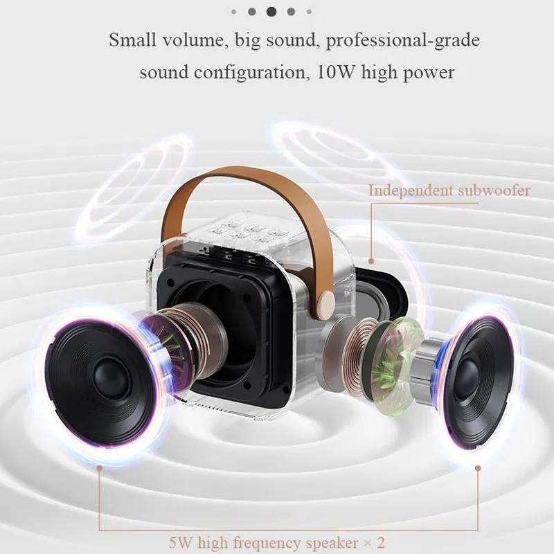 Product Introduction of MINI KARAOKE BLUETOOTH SPEAKER【COD】K12 [SPEAKER LAMPU  + MIC ],  K1 [SPEAKER + MIC ] ,K52 [SPEAKER LAMPU 360 +MIC] 6