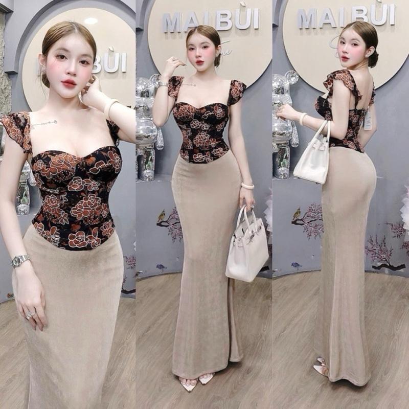 A70 - Áo Ren Cúp V1 Vai Cánh Tiên Mai Bùi Store Có mút