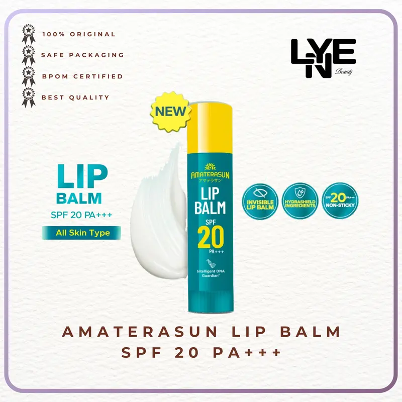 Amaterasun Lip Balm SPF 20 PA+++ 4,5gr Bibir Terlindungi dari Sinar Matahari 0
