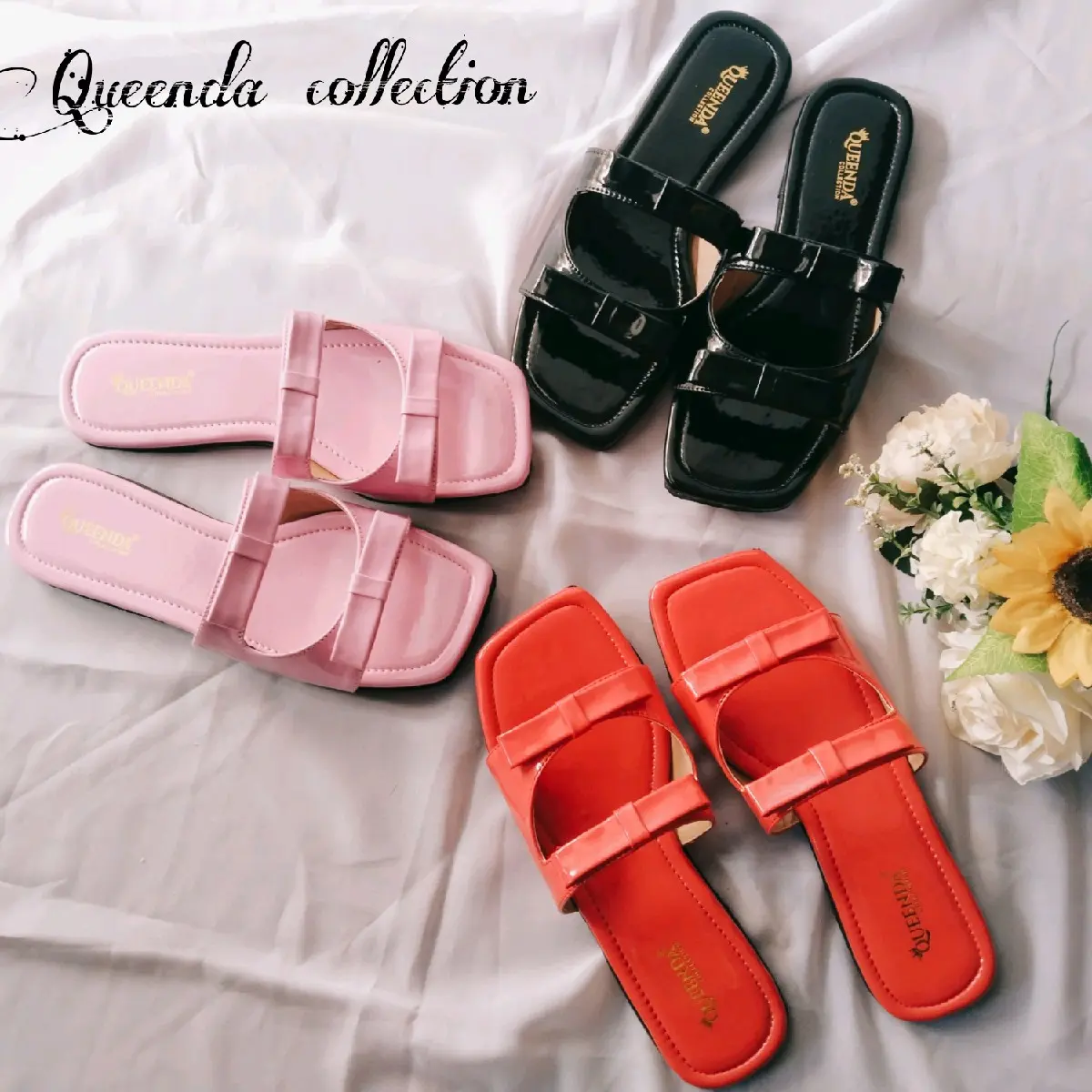 Queenda Gracia Flat sandal teplek kekinian