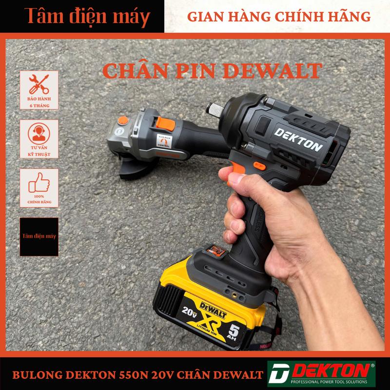 (Dùng Chân Pin Dewalt) Hệ Sinh Thái Máy Khoan D20 Dekton