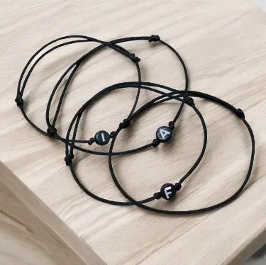 Gelang Couple - Gelang Tali Murah - Gelang Inisial ldr bracelet