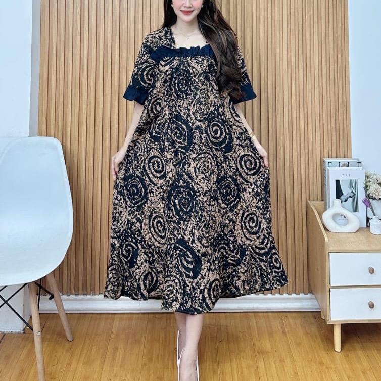 Daster fuji Rempel Bahan Rayon Adem  (Asli Batik Pekalongan ) 0