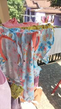 Product Review of Little Q - BIS Rampel Baju Bayi Pendek Kancing Depan Celana Pendek from w**n 0