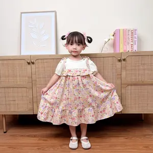 ANAYA DRESS-Dress anak bahan rayon premium mix knit umtuk usia 1-8 tahun