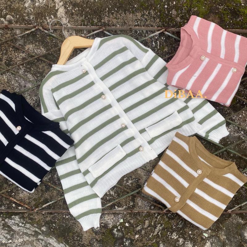 Clarisa Cardigan Rajut Anak - Sweater Rajut Anak 2 - 12 Tahun Tebal - Cardigan Anak 0