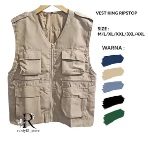 Rompi king ripstop | rompi lapangan outdor multifungsi serbaguna | rompi tactikal KKN 5 varian