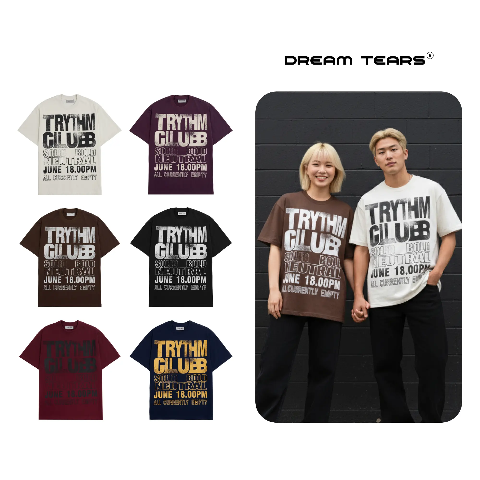 Áo Phông Đen Nam Local Brand , TRYTHM CLUBB , From Regular , Chất Vải Cotton 240 Gsm , Co Dãn 4 Chiều , Phong Cách Trẻ Trung Năng Động , MSP : AP40