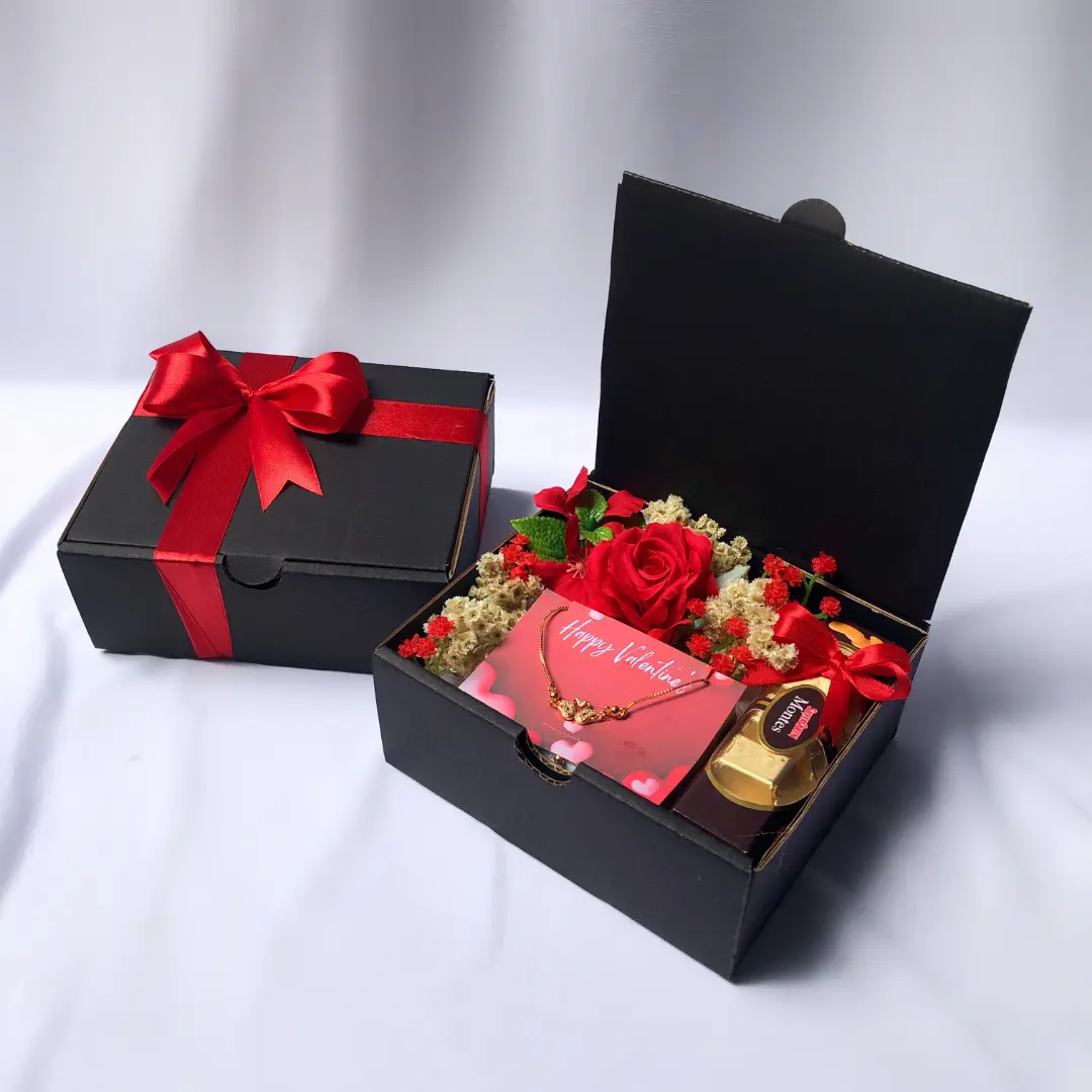 Kado ultah cewek kalung titanium hampers kado ulang tahun wisuda pernikahan free kartu ucapan