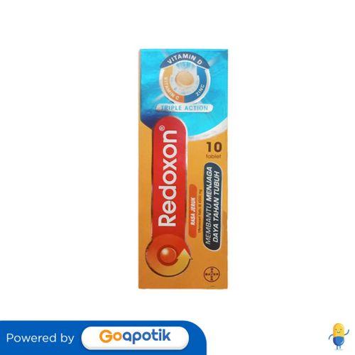 Gambar REDOXON TRIPLE ACTION RASA JERUK TUBE 10 TABLET EFFERVESCENT dari Apotek sinar jakarta By Goa Kota Makassar Tokopedia