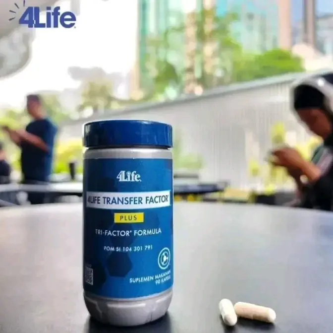 4LIFE TRANSFER FACTOR PLUS Formula Isi 90 Kapsul Suplemen Kekebalan Imun Tubuh Terbaik 1