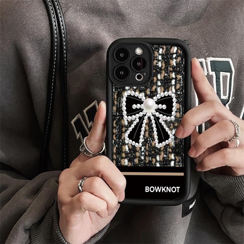 Casing Hp Infinix Smart 6 Infinix Smart 6 Plus Case pola perhiasan pita Kesing HP pelindung silikon ganda Softcase pelindung silikon baru Casing 6