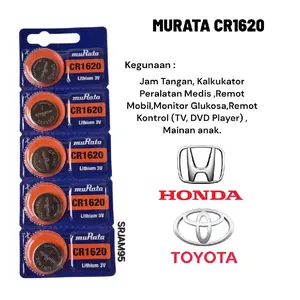 Baterai  Remot CR1620 3V Lithium Original | Baterai Murata CR1620 3V Motorcycle