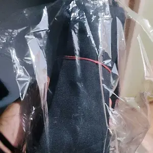 Dasi Hitam Polos Kain Cotton Master Ospek Premium Matte Doff Texture Kualitas Premium Matte Finish Non-Clare Standard 145cm x 8cm Cocok untuk Ospek Sidang & Formal