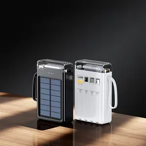 10000mAh Solar Power Bank Fast Charging Solar External Battery for Outdoor Travel Large Capacity Solar Powerbank