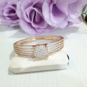 Gelang permata bangle sangat mempesona(2) accessories fashion warna lapis emas wanita dewasa