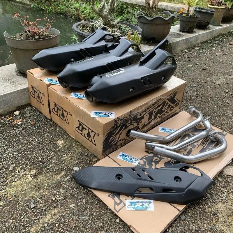 KNALPOT Standar Racing ORIGINAL Moncong Shijiro Fullsystem Beat Vario Nmax Mio Aerox Scoopy dll 6