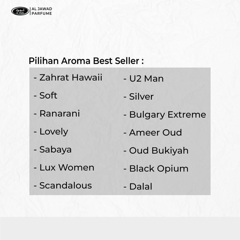 Paket Parfum Arab Eksklusif Al Jawad, 1  Box 6 Botol Wangi Pria Wanita Perempuan Laki-Laki  Perfume Bunga 2
