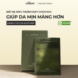 Mặt Nạ Giấy Giúp Da Mịn Màng Hơn - Efilow Vegan Smoothing Gardening Sheet Mask 24g/miếng (Hộp 10 miếng)