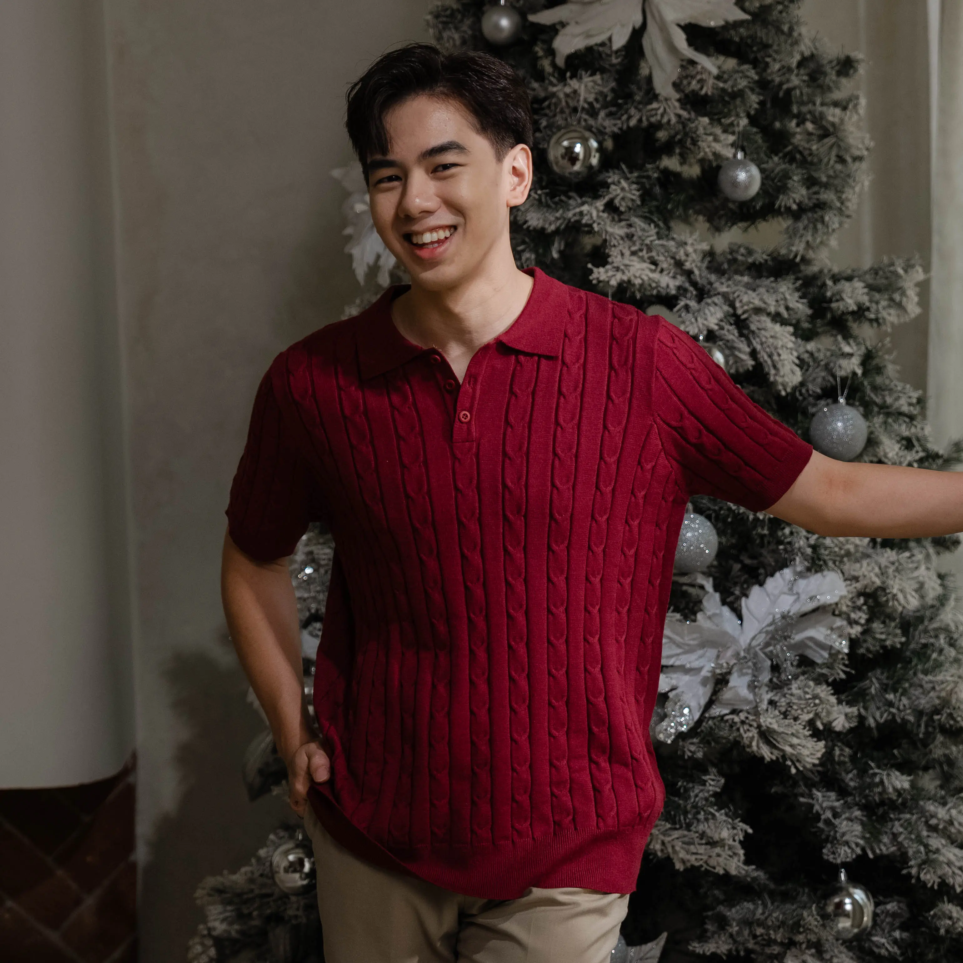 BC Man x Beatrice Clothing Nico Knit Shirt - Polo Shirt Pria - Atasan Wanita | Pakaian Wanita | Cardigan Wanita | Outer Wanita