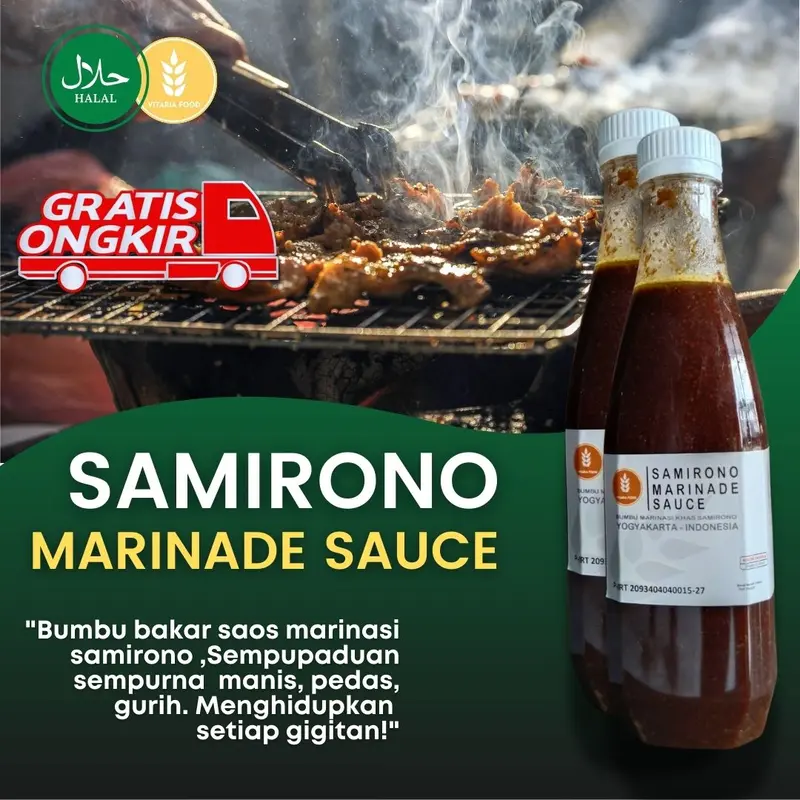 Bakaran Seafood Meresap/Bumbu Bakaran ANGKRINGAN / Bumbu Sate Warisan Vitaria Food - Samirono 100ml 0
