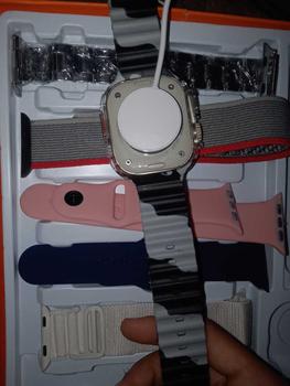 Product Review of 【IN SHOCK】Jam Tangan Pintar, Fesyen BaharuZeallion, Skrin Persegi 47mm, Gancu Skru Benar, TaliSilikon, Panggilan Bluetooth, Sut 7 dalam 1, Sesuaisebagai Hadiah, Giftch [COD2025 jam tangan pintar baharu jam tangan pintar set 7 dalam 1 skrin sentuh penuh from ✮** 1