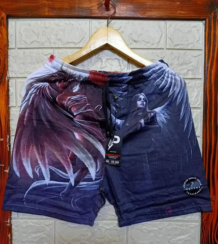 Celana Boxer Motive Random Pria Dewasa // Celana Pendek Pria // Celana Tartan Pendek Santai 6