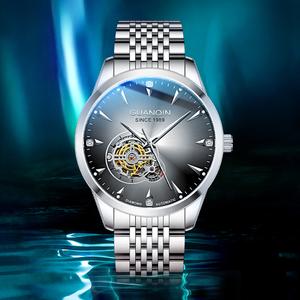 GUANQIN Men's Watches Diamonds Luxury Mechanical Self-Winding Waterproof Luminous Mens Watches Watches Automatic Watches Men's Mechanical Dress Watches for Men