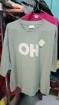 Product Review of Lookit - Kaos Atasan Baju Oversize Wanita Slit Samping With OH Cotton Combed Nyaman Santai Soft Polos Casual from e**a 1