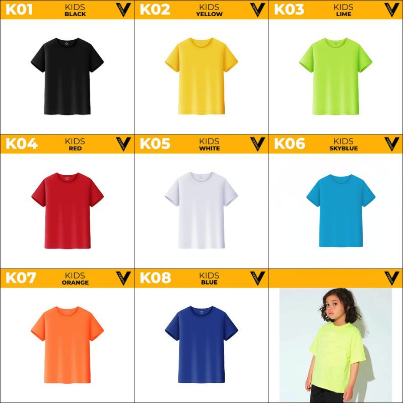 Kids Quick Dry T shirt Dry Fit sports t-shirt kids clothes suitable for hot weather outdoor wear 1