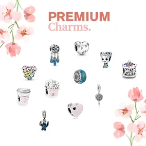 [PROMO] Premium Charms Fashion untuk Wanita Aksesoris Fashion Gelang Pandodor Charms Perhiasan