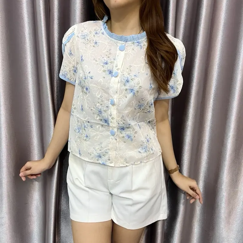 BELOVIE - Sovela Top Fashion Bordir Tile Import Premium Trendy Korean Style BKK 2
