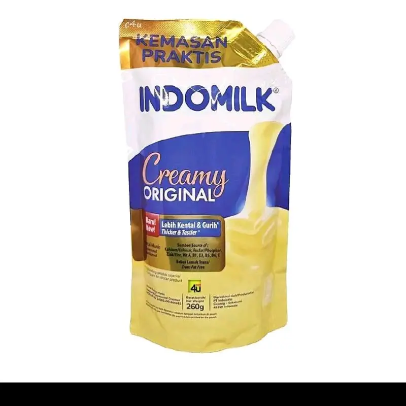 3 pcs Indomilk Susu Kental Manis Pouch 260gr 1